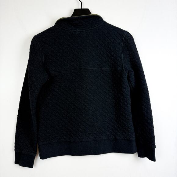 Patagonia Womens Organic Cotton Quilt Snap T Pullover Sweater Gray - S - Picture 6 of 8